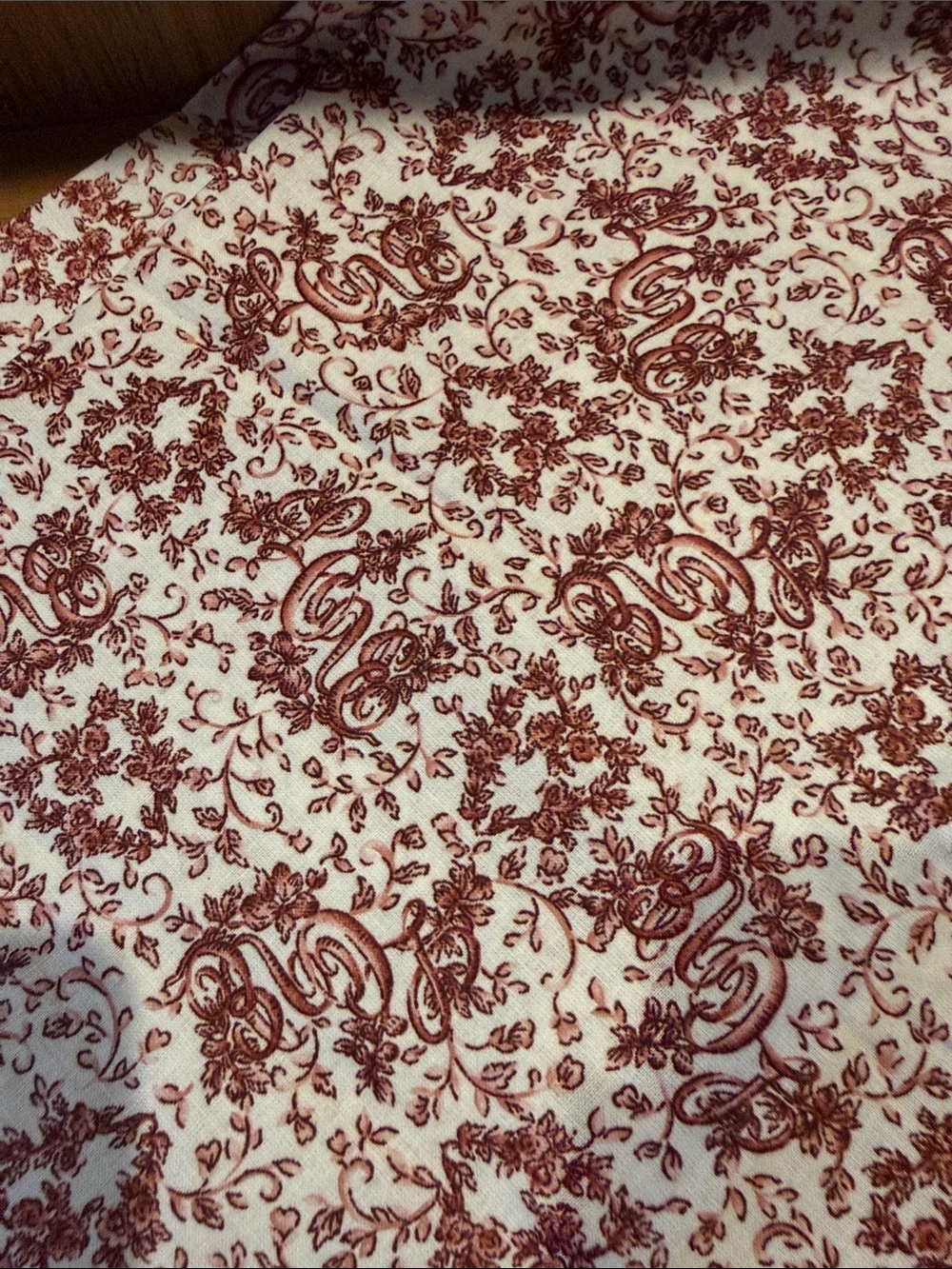 Longaberger Vintage “Love Letters” Table Cover